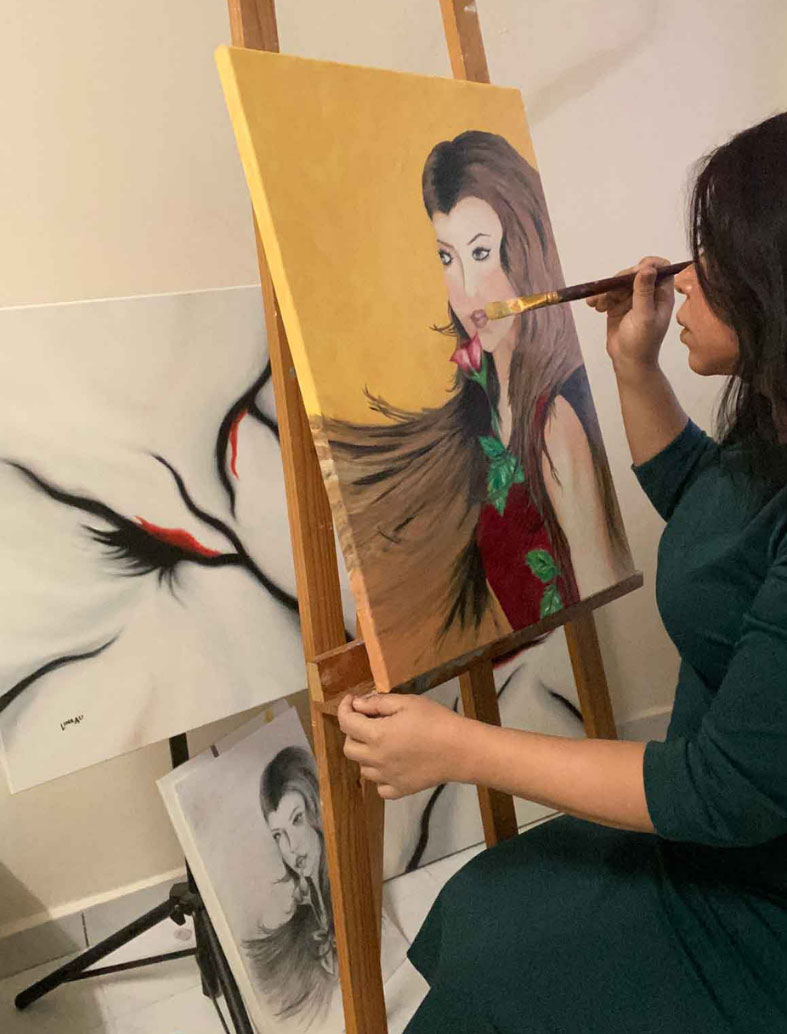 lina-ali-with-painting